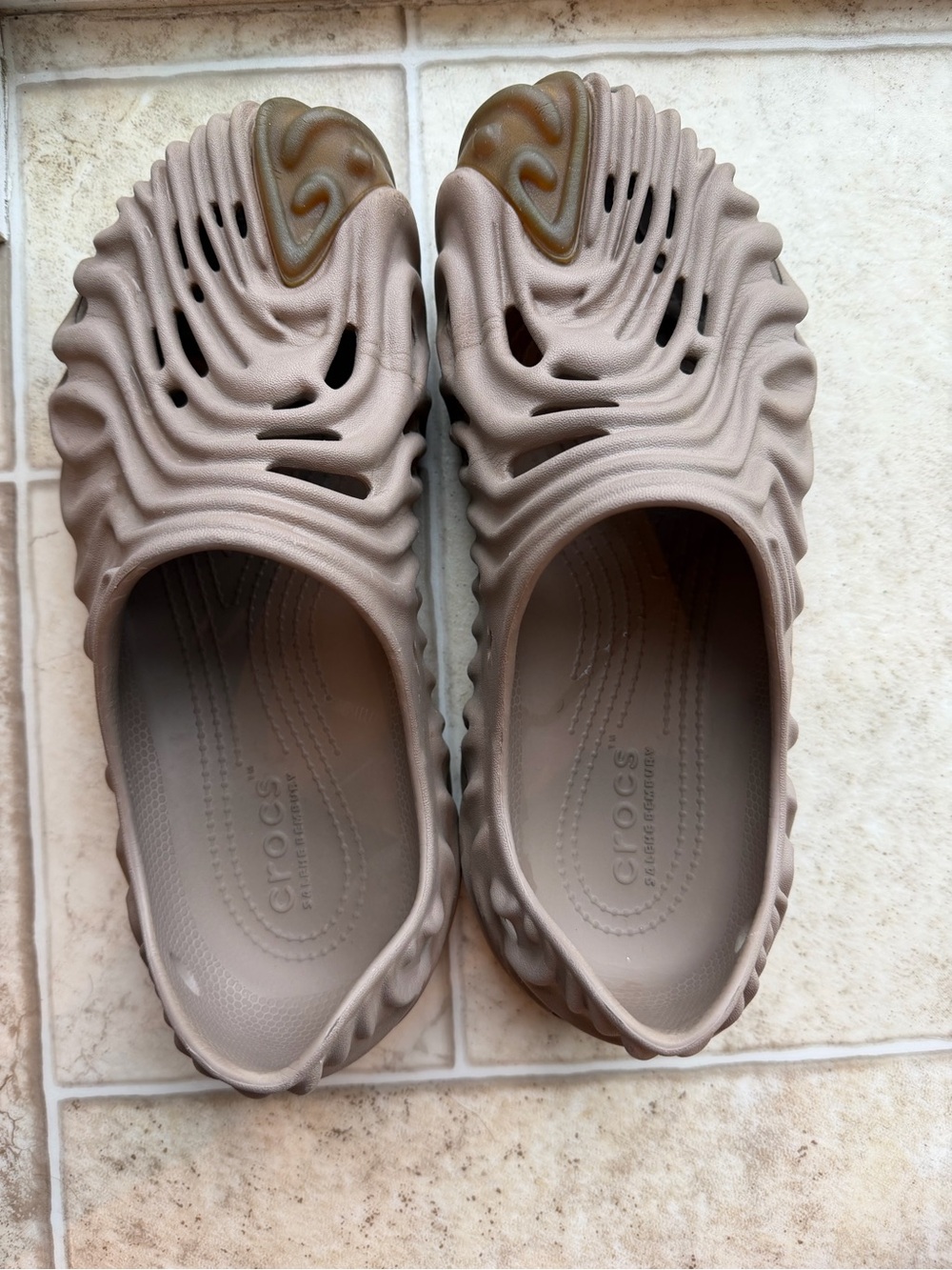 CROCS Salehe Bembury Clog in Horchata Tan, Men’s 11